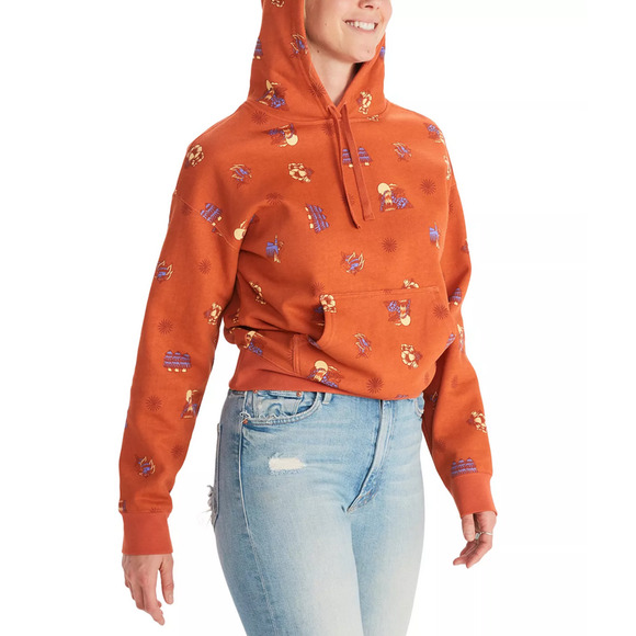 Marmot Tops - Marmot Women's Printed DJ Javier Hoodie Amber Size M 1990